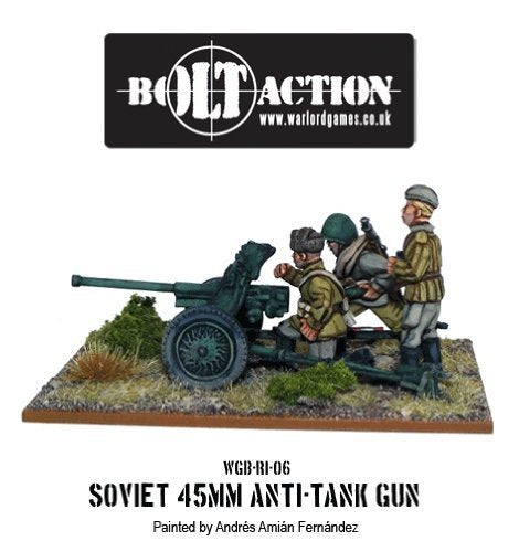 Soviet 45mm Anti-Tank Gun