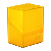 Ultimate Guard Boulder 80+ Classic, Deck Case for 80 Double-Sleeved TCG Cards, Amber, Secure & Durable Storage for Trading Card Games, Soft-Touch Finish