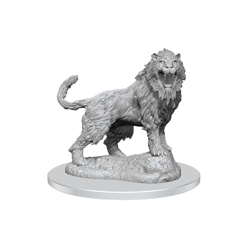 Dungeons & Dragons D&D: Nolzur's Marvelous Unpainted Minis: Crag Cat WZK 90429