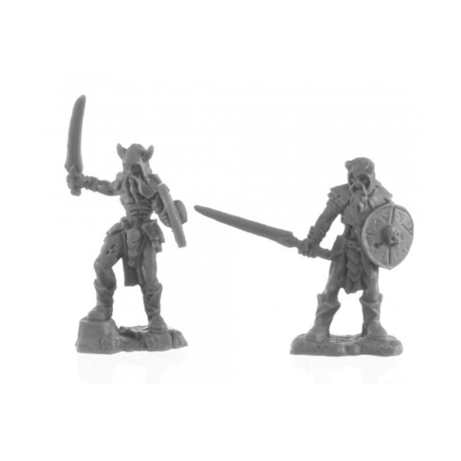 Rune Wight Warriors Miniature 25mm Heroic Scale Figure Bones Black Reaper Miniatures