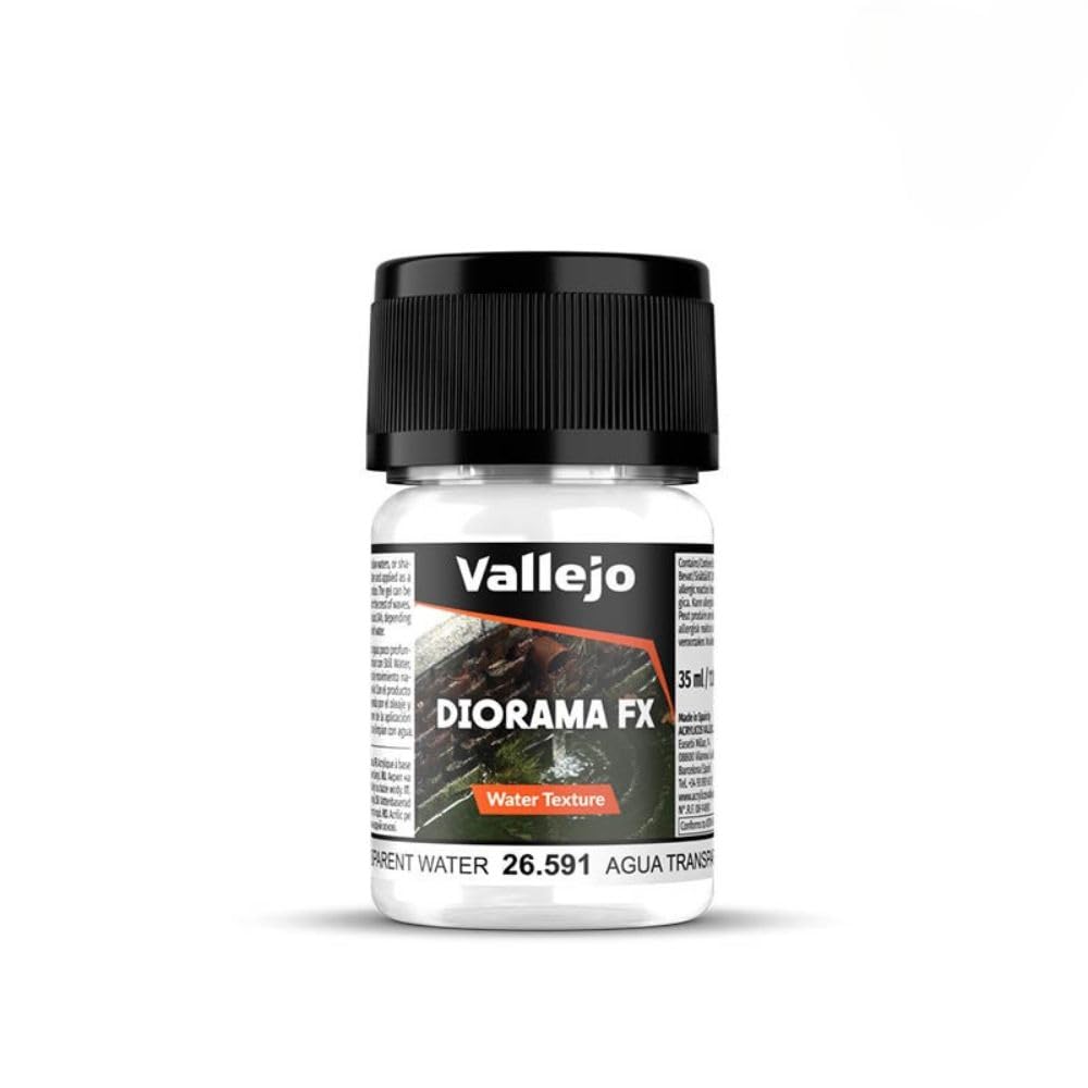 Vallejo - Diorama FX Water Textures | Transparent Water 35 ml (1.18 fl.oz.)