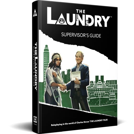 The Laundry Supervisors Guide by Cubicle 7 | Ages 14+ | 1+ Players RPG Sourcebook | Official Gamemaster Guide Based on Charles Stross’ The Laundry Files | Modern Occult Horror RPG