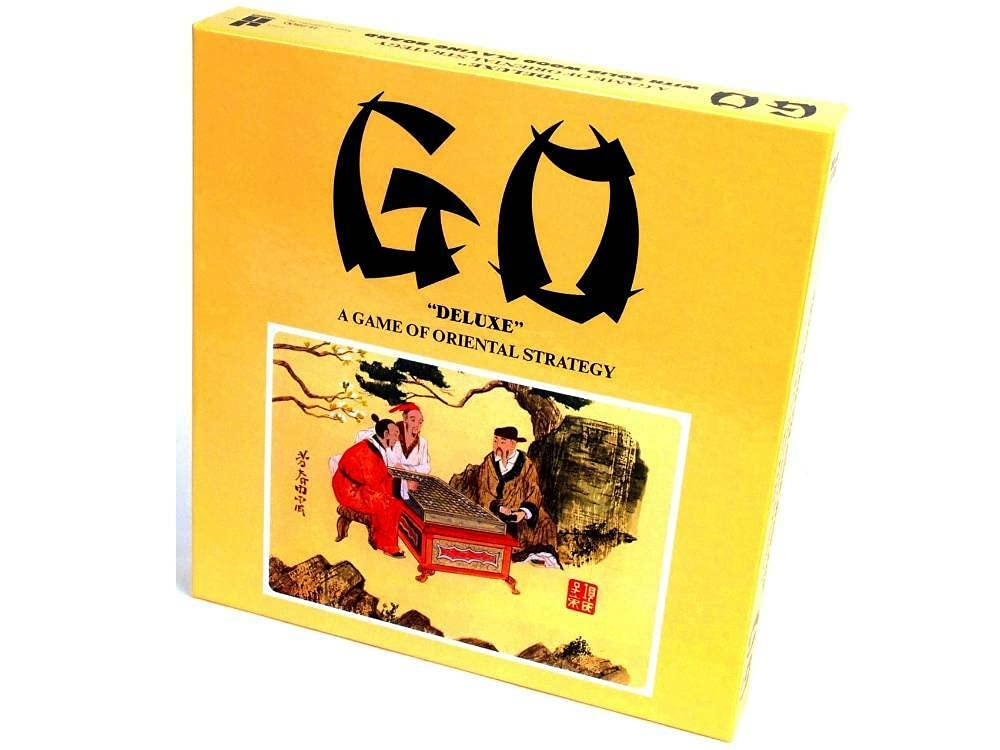 John N. Hansen Go Game with Wood Board, Brown, Medium