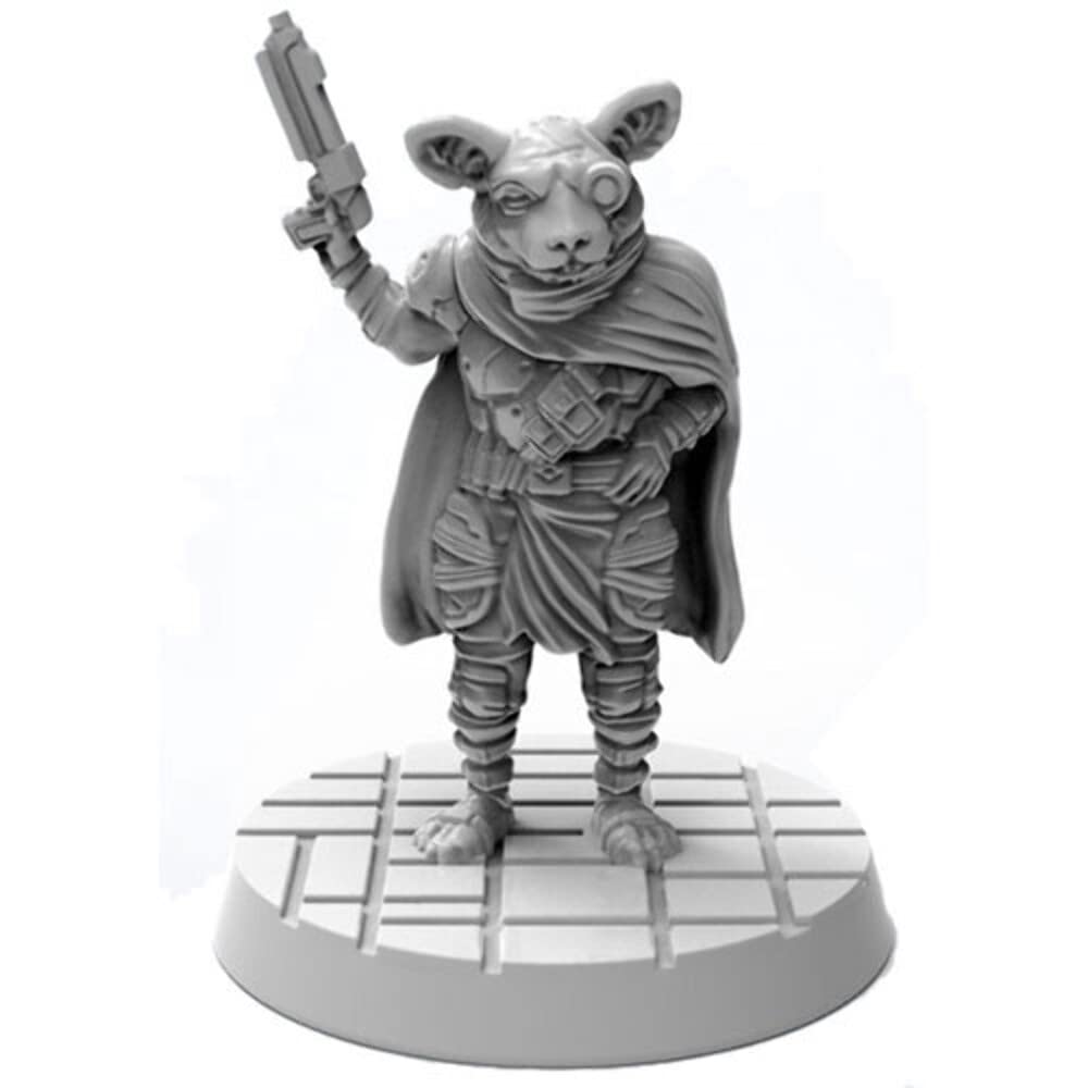 Starfinder: Unpainted Miniatures: Ysoki Gang Leader – 32mm Unpainted and Unassembled by Archon Studio – Designed for Use with Starfinder: TTRPG RPG