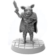 Starfinder: Unpainted Miniatures: Ysoki Gang Leader – 32mm Unpainted and Unassembled by Archon Studio – Designed for Use with Starfinder: TTRPG RPG