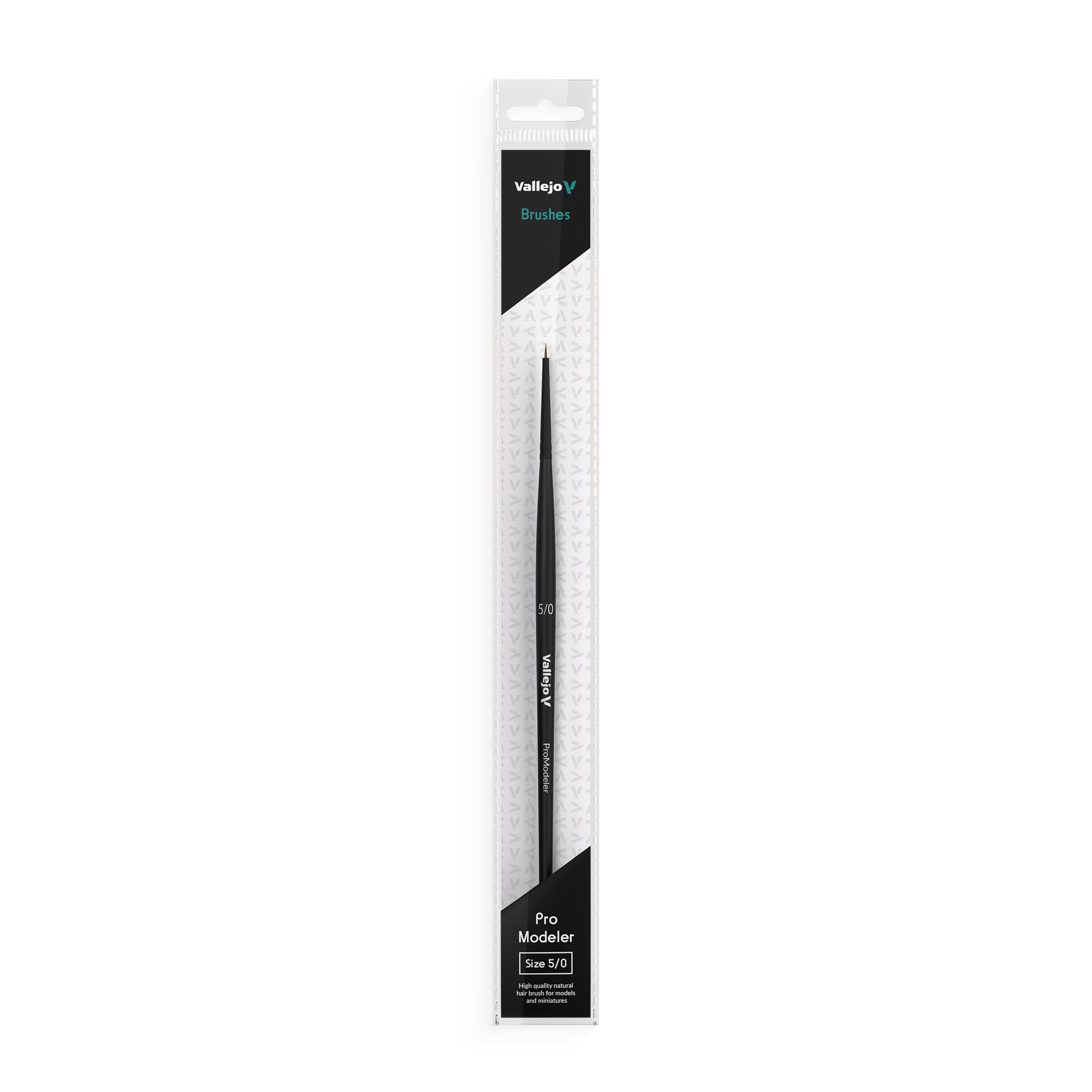 Vallejo Pro Modeler B01050 Natural Hair Round Brush No. 5/0