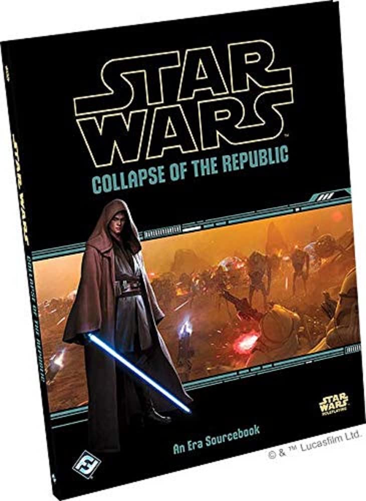Star Wars Collapse of The Republic Expansion | Roleplaying Game | Strategy Game | Adventure Game for Adults and Kids | Ages 10+ | 2-8 Players | Average Playtime 1 Hour | Made by Fantasy Flight Games