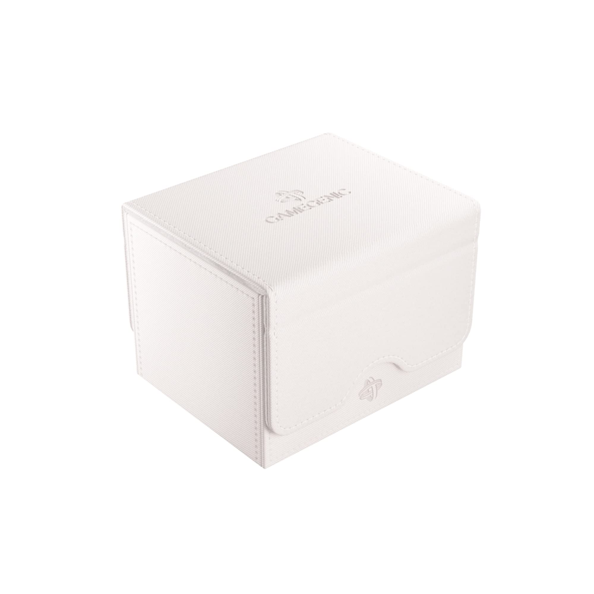 GameGenic Deck Box – Sidekick XL White 100CT – Durable and Sturdy TCG, OCG, CCG Card Storage – Compatible with Pokemon, Yugioh, Commander, and MTG Magic: The Gathering Cards