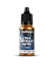 Vallejo - Imperial Gold Base | True Metallic Metal TMM | Acrylic Colors for Painting Metal Effects on Fantasy, Historical, and Wargaming Miniatures | 18 ml (0.6 fl.oz.)