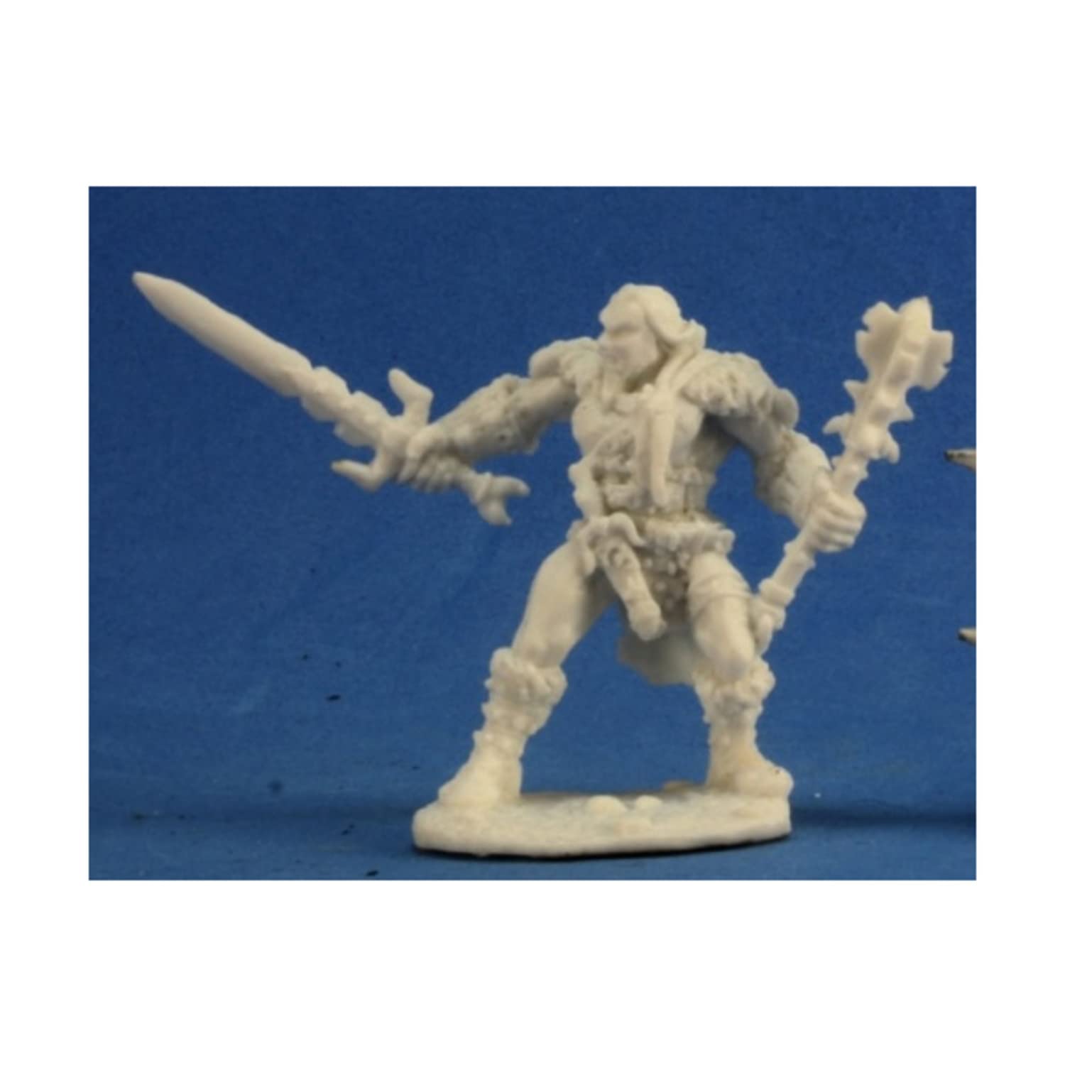 Bones: Grundor Hoardtaker, Barbarian Grundor Miniature Dark Heaven Bones Miniatures