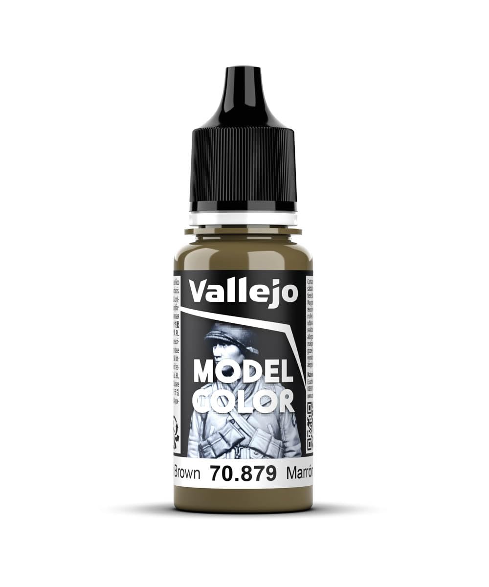 Vallejo Green Brown Model Color Paint, 18ml
