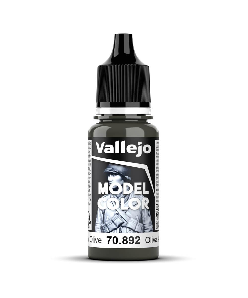 Vallejo Yellow Olive Model Color Paint, 18ml