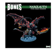 Reaper Narglauth Fire Demon Miniature 25mm Heroic Scale Figure Dark Heaven Bones Miniatures, Unpainted