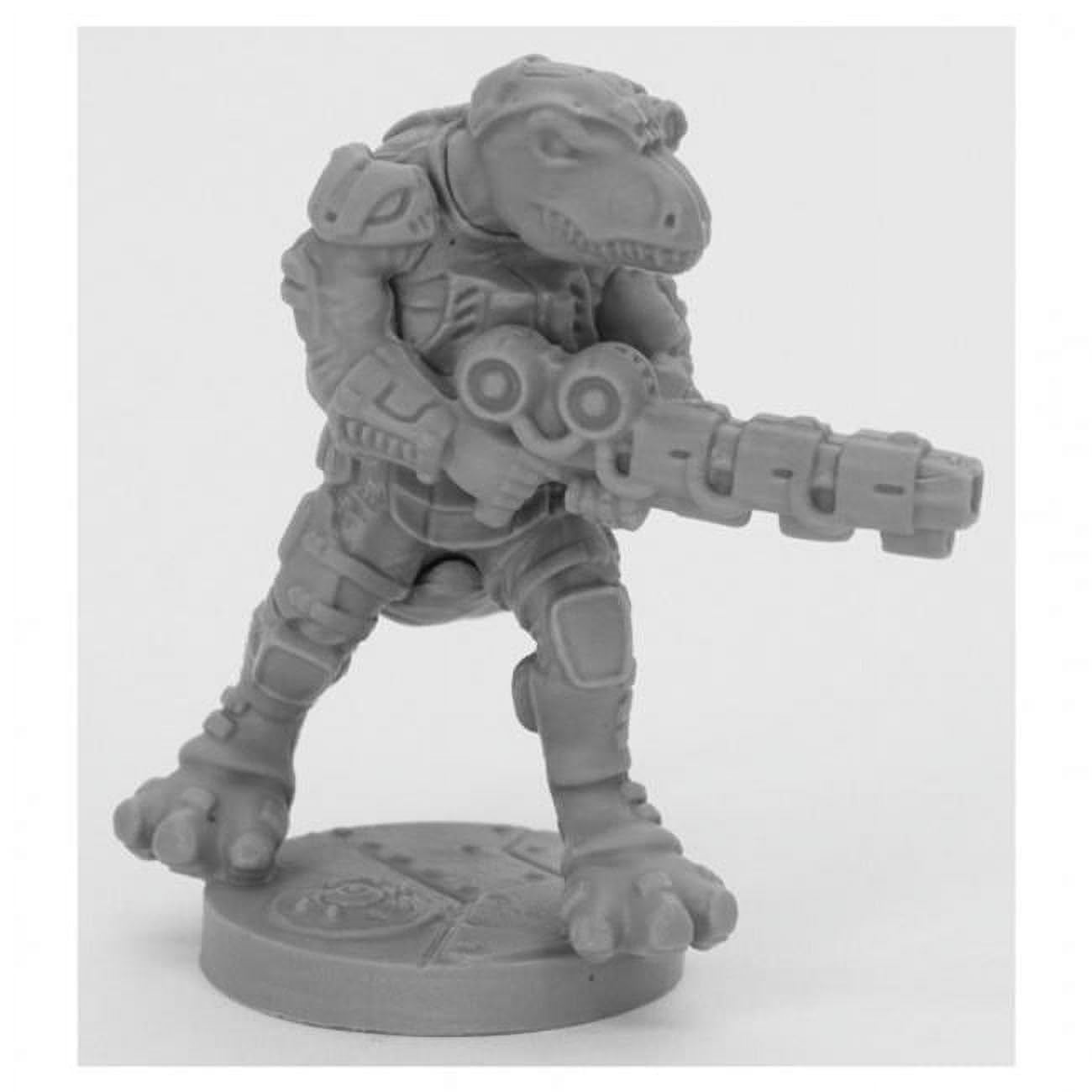 Reaper Miniatures Blacktooth Suppressor 49008 Bones Black Unpainted Plastic Mini