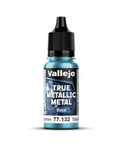 Vallejo - Hydra Turquoise Base | True Metallic Metal TMM | Acrylic Colors for Painting Metal Effects on Fantasy, Historical, and Wargaming Miniatures | 18 ml (0.6 fl.oz.)
