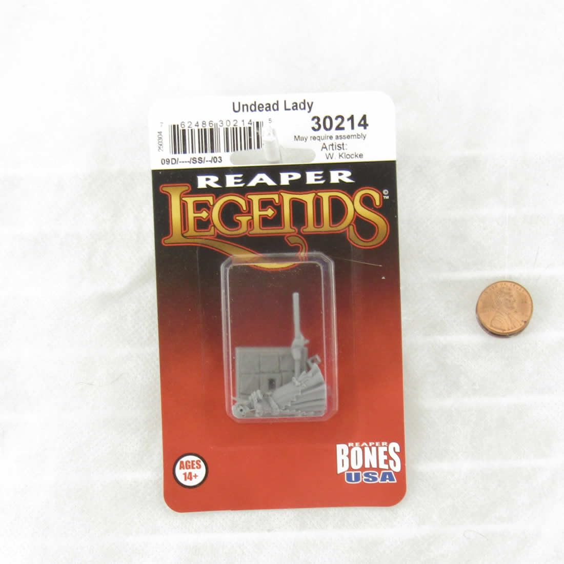 Reaper Undead Lady Miniature Figure 25mm Heroic Scale Bones USA Miniatures