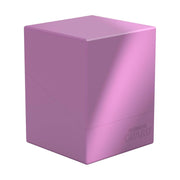 Ultimate Guard Boulder Solid 100+, Deck Case for 100 Double-Sleeved TCG Cards, Lavender, Secure & Durable Storage for Trading Card Games, No Transparency