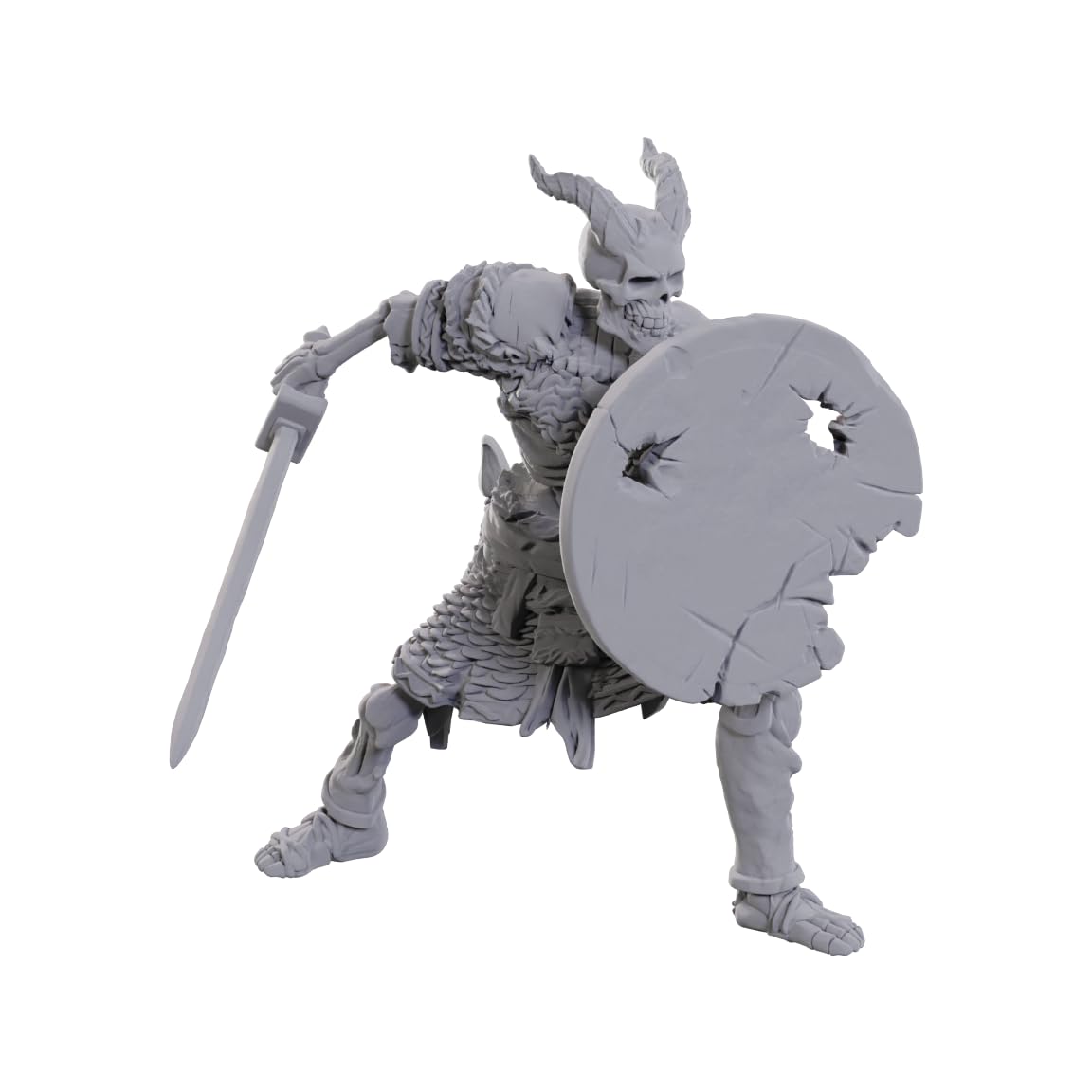 WizKids Dungeons & Dragons Nolzur's Marvelous Miniatures Tiefling Skeleton | Unpainted Miniatures | Wave 23