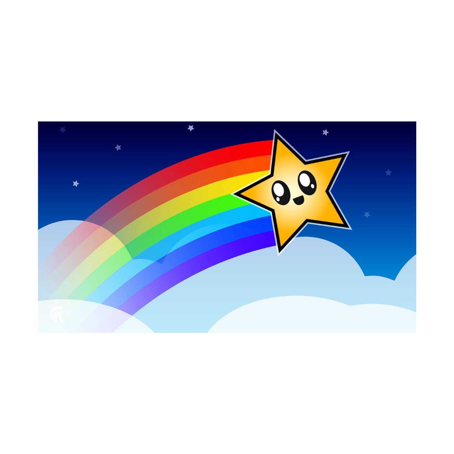 Rainbow Star Playmat New