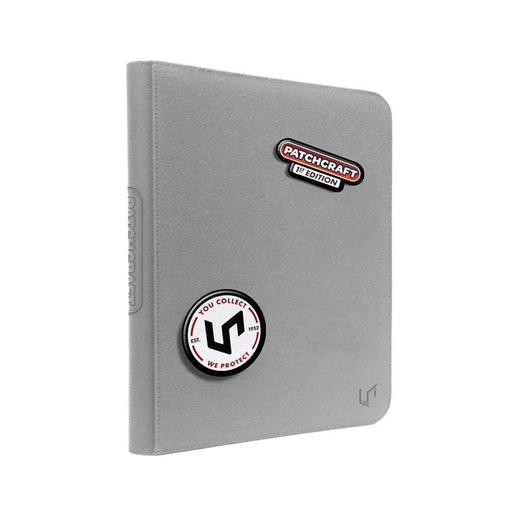 Ultra Pro Zippered PRO Binder 9-Pocket: Patchcraft - Gray (PREORDER)