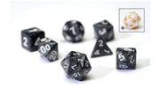 MagVision Sirius a Dice Pearl Charcoal Grey Acrylic Dice Set
