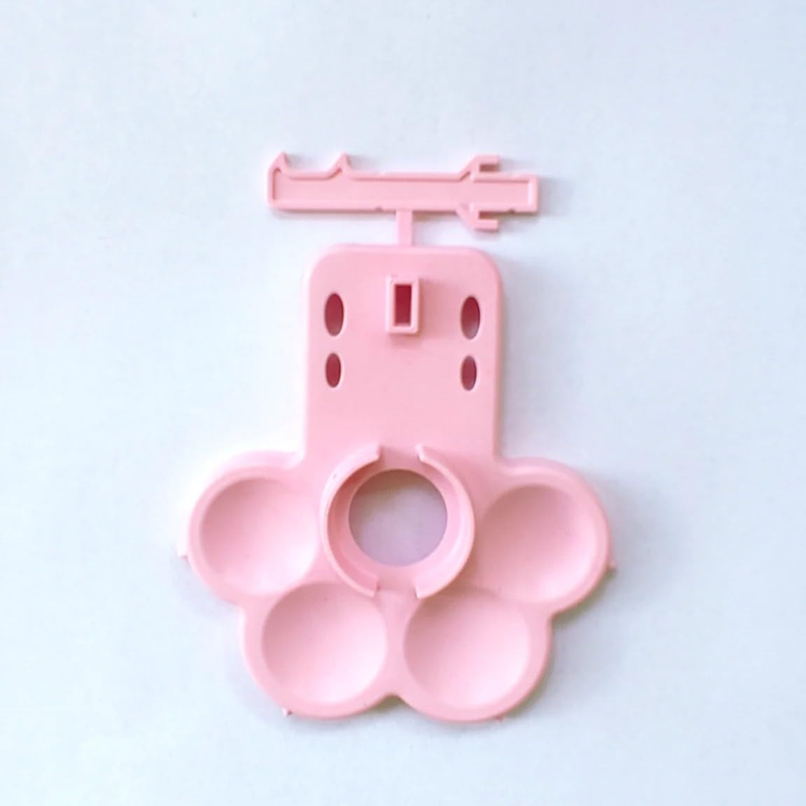 Kitty Caddy Paint Palette, Miniature Painting Tool Organizer with Mixing Wells, Brush Rest, 100% Recycled Plastic from Replay Workshop (Pink)