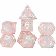 Sirius Dice: RPG Dice Set (7) - Sharp Pink Fairy