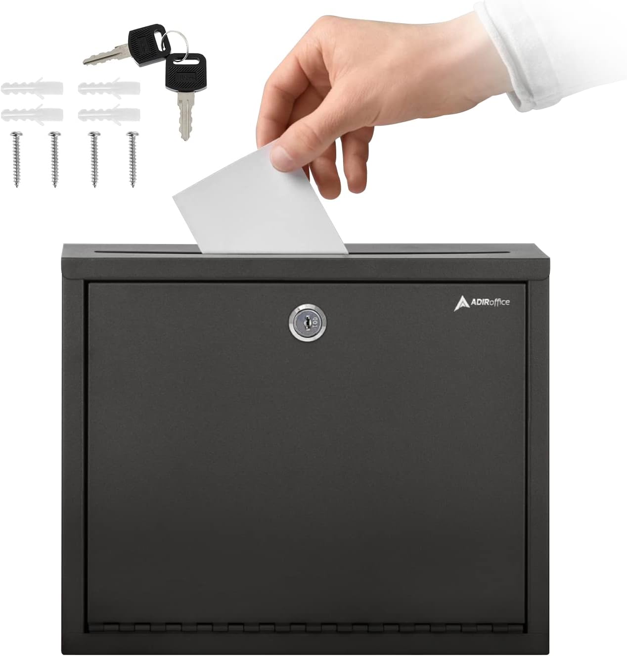 Wall Mountable Large Steel  Drop Box