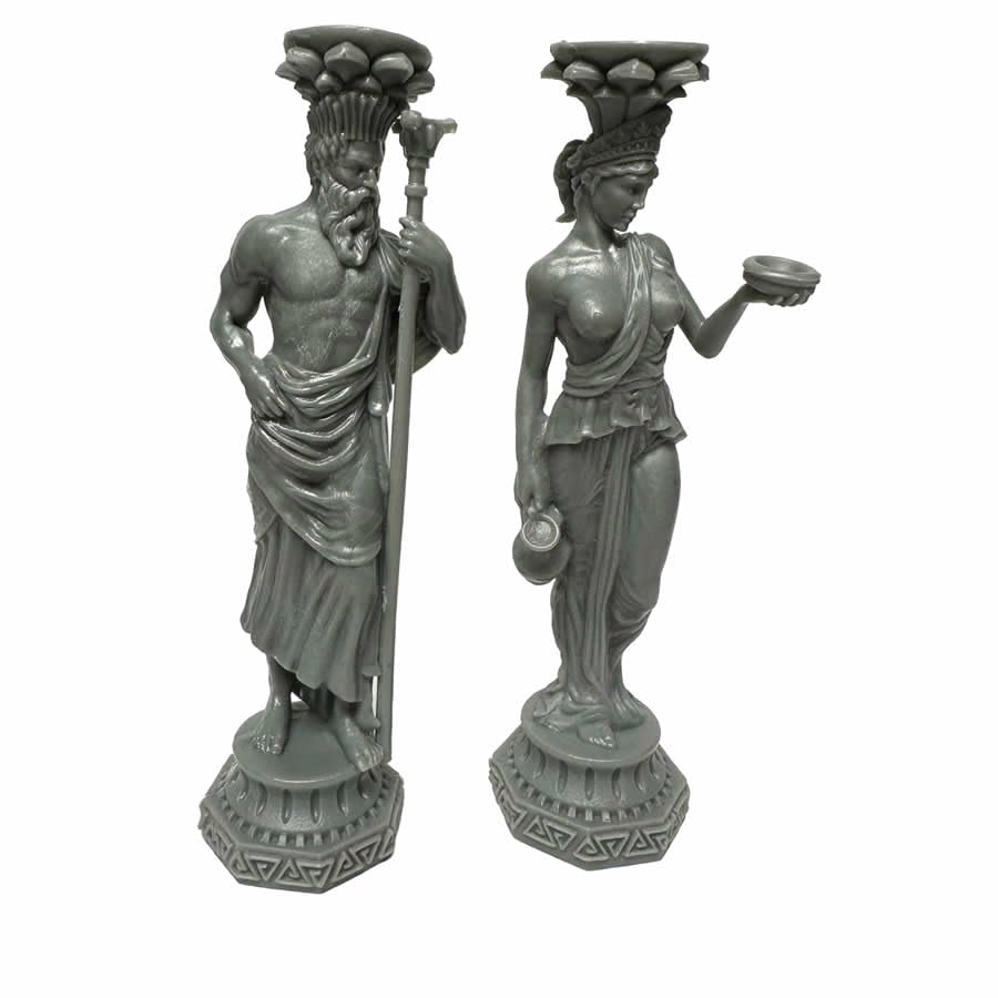 Mini - Reaper Bones USA 44127 Greek Pillars - Zeus and Hera