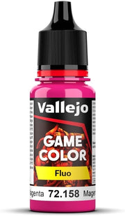 Vallejo - Game Color | Fluorescent Magenta Paint | Perfect for Airbrushing and Great Adhesion to Figurines and Scale Models | 18 ml (0,58 fl.oz.)