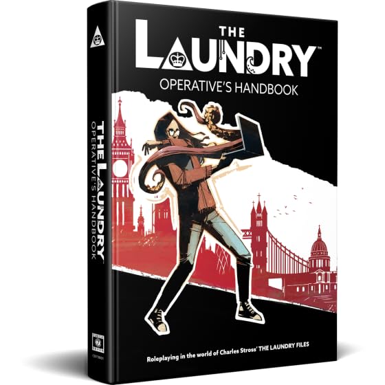 The Laundry Operative’s Handbook by Cubicle 7 | Ages 14+ | 1+ Players Roleplaying Game | New System RPG Core Rulebook for Espionage, Occult Horror, Dark Comedy & Modern Mythos Adventures