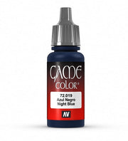 Vallejo Game Color Night Blue Paint, 18ml