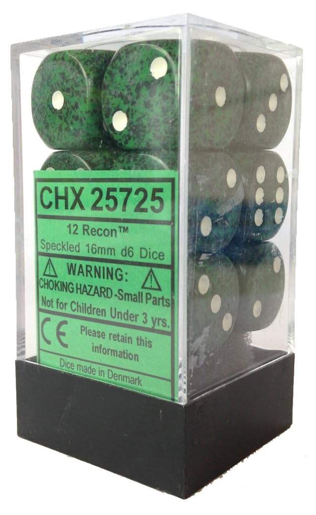 d6 Cube 16mm Speckled Recon (12)