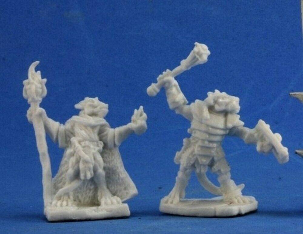 Reaper Kobold Leaders (2) Plastic Miniatures RPR 77350