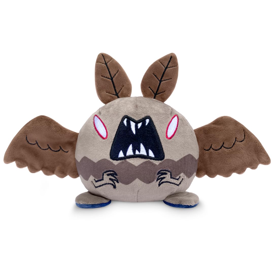 TeeTurtle Twisted Cryptids Mothman Reversible Plushie 4" - Cute Kawaii Soft Stuffed Animal