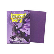 Dragon Shield | Japanese Size Card Matte Sleeves | 60 CT - Smooth & Tough Premium TCG Sleeves - Compatible with Yu-Gi-Oh, Naruto, Cardfight & Vanguard | Amethyst
