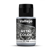 Vallejo - Metal Color | White Aluminium 32 ml (1.08 fl.oz.) | Faithfully Reproduce Different Metallic Finishes