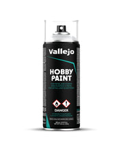 Vallejo - Hobby Paint Spray Basic Primer | Grey 400 ml. (13.52 fl.oz.) | Perfect Matt and Self Levelling Finish