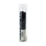 Glass Stones Tube Black (23-27)