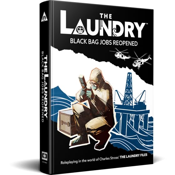The Laundry 2nd Edition: Black Bag Jobs Reopened | Ages 14+ | 1+ Players Roleplaying Game | Modern Occult Horror RPG Adventure Collection for Espionage, Cosmic Terror & Bureaucratic Nightmares