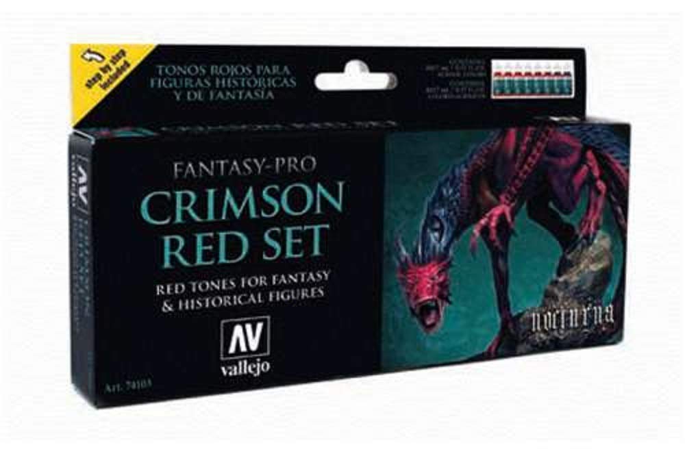 Vallejo - Pro Nocturna Fairy Flesh Acrylic Paint Set | Ideal Flesh Tones for Fantasy and Historical Figures | High Pigmentation Colors | Model Painting Essentials | 8 Bottles x 17 ml (0.57 fl.oz.)