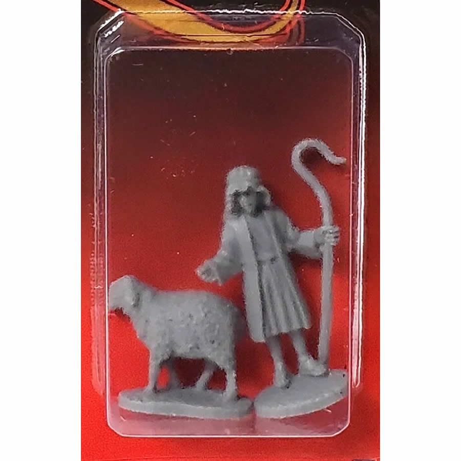 Reaper Shepherd and Sheep Miniature Figure 25mm Heroic Scale Bones USA Miniatures