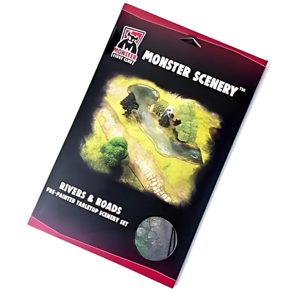 Monster Fight Club - Monster Scenery: Rivers and Roads Neoprene Playmat Pieces