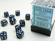 d6 Cube 12mm Speckled Stealth (36)