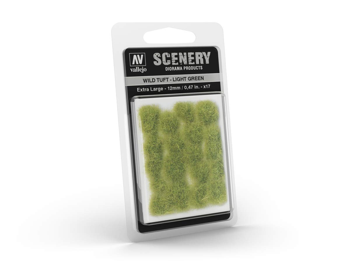 Vallejo AV Scenery - Wild Tuft - Light Green, XL: 12mm