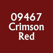 Crimson Red Acrylic Reaper Master Series Hobby Paint .5oz Dropper Bottle Reaper Miniatures