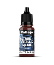 Vallejo - Forged Red Shade | True Metallic Metal TMM | Acrylic Colors for Painting Metal Effects on Fantasy, Historical, and Wargaming Miniatures | 18 ml (0.6 fl.oz.)