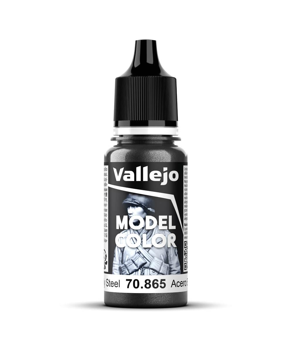 Vallejo Oily Steel Paint, 18ml