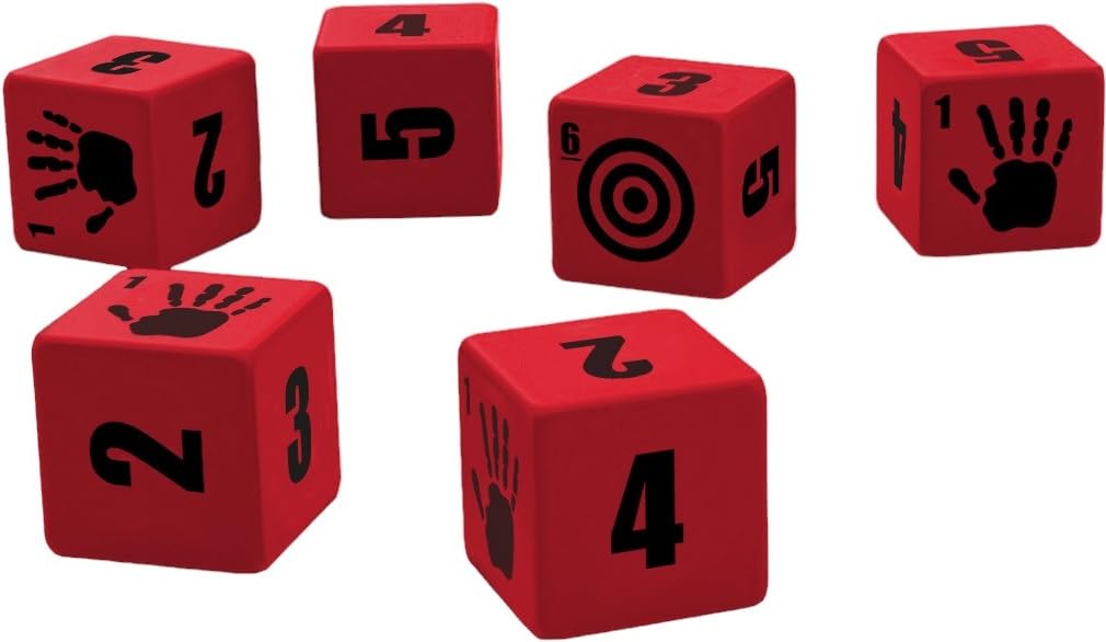 The Walking Dead Universe RPG: Stress Dice - Roleplaying Game Accessory, 10 Dice Set, Free League Publishing