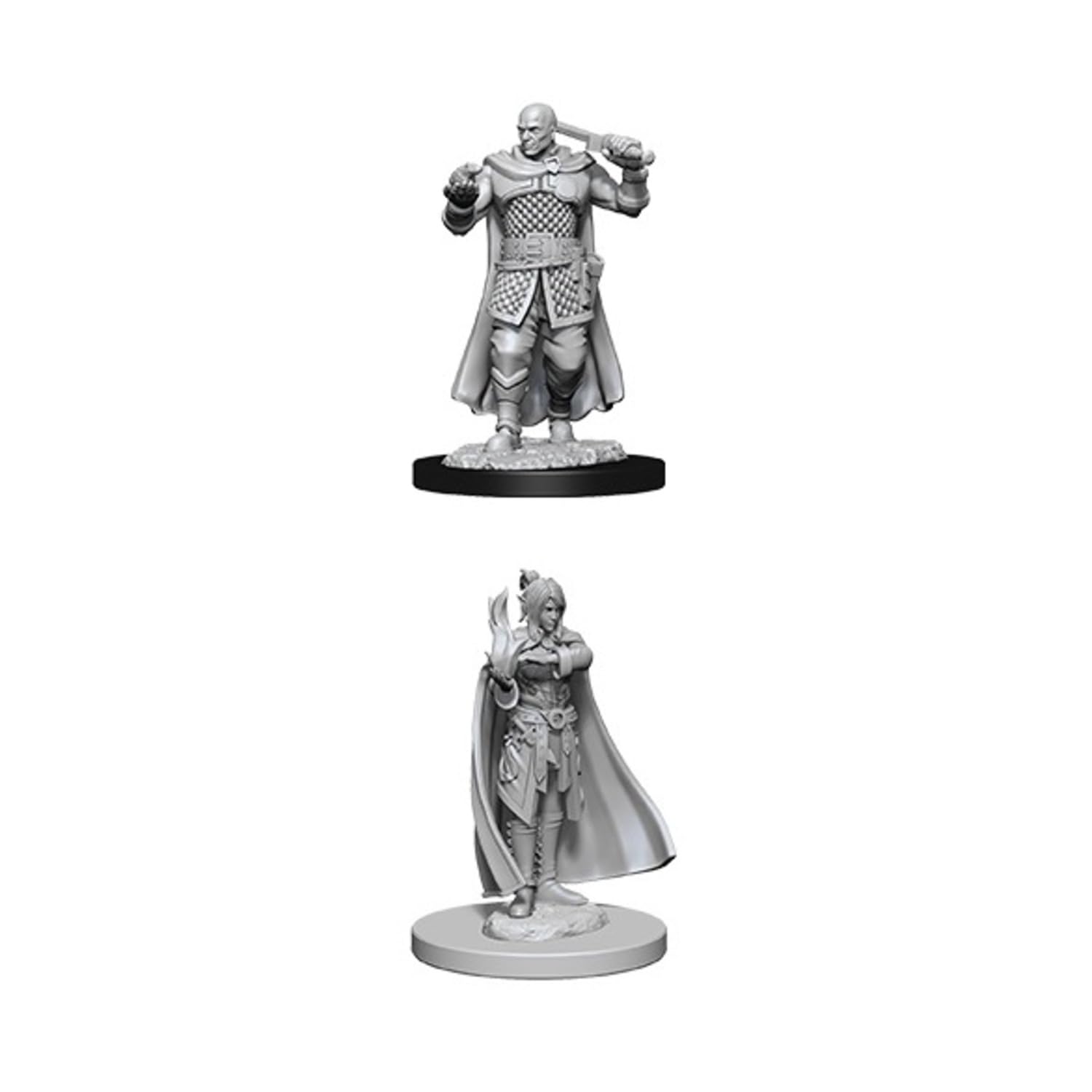 D&D Nolzur's Marvelous Miniatures - Human Ranger & Moon Elf Sorcerer